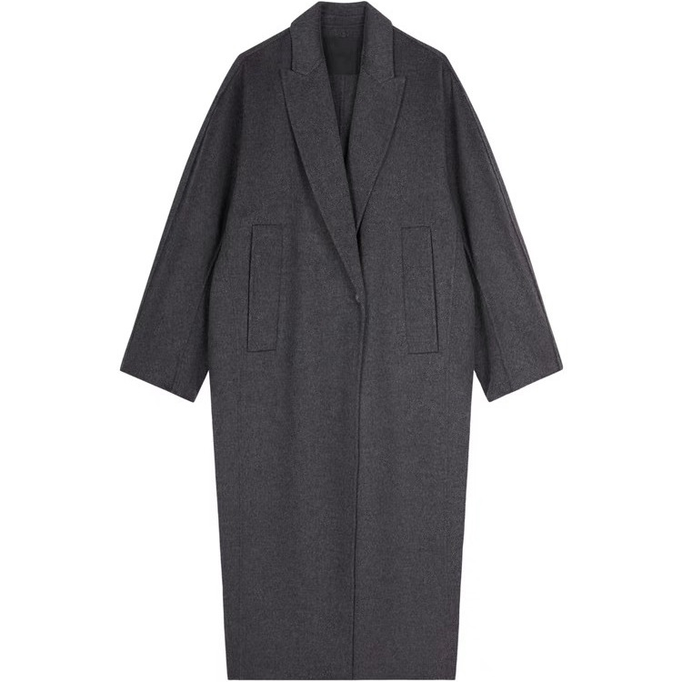 25 New Winter Products, Double-Sided Woolen Fabric, Handmade Sheep Wool Upgraded Coat, Cocoon-Shaped Coat for Women