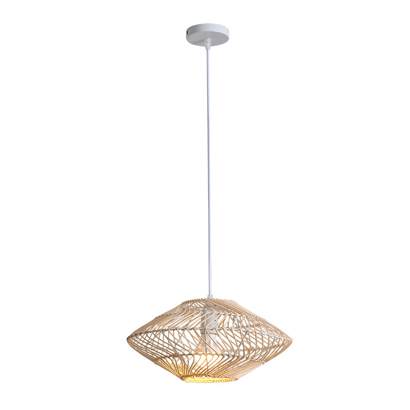 Chino creativo bambú linterna Casa de Té restaurante olla caliente restaurante local restaurante B & B pastoral retro lámpara de Bambú