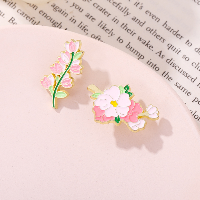 Pastoral Flower Alloy Stoving Varnish Unisex Brooches display picture 8