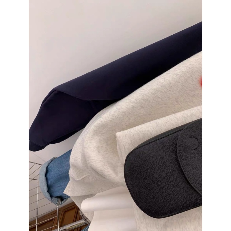 【胖妹妹】韩系复古长袖卫衣女春秋宽松百搭松弛感休闲外套上衣服|undefined