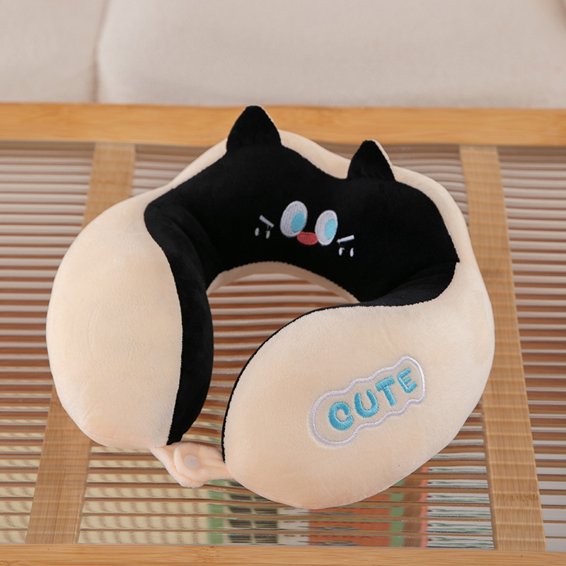 かわいいカラーブロックホッジU枕シリーズ かわいいカピバラ オフィス昼寝枕 頸椎U字枕|undefined