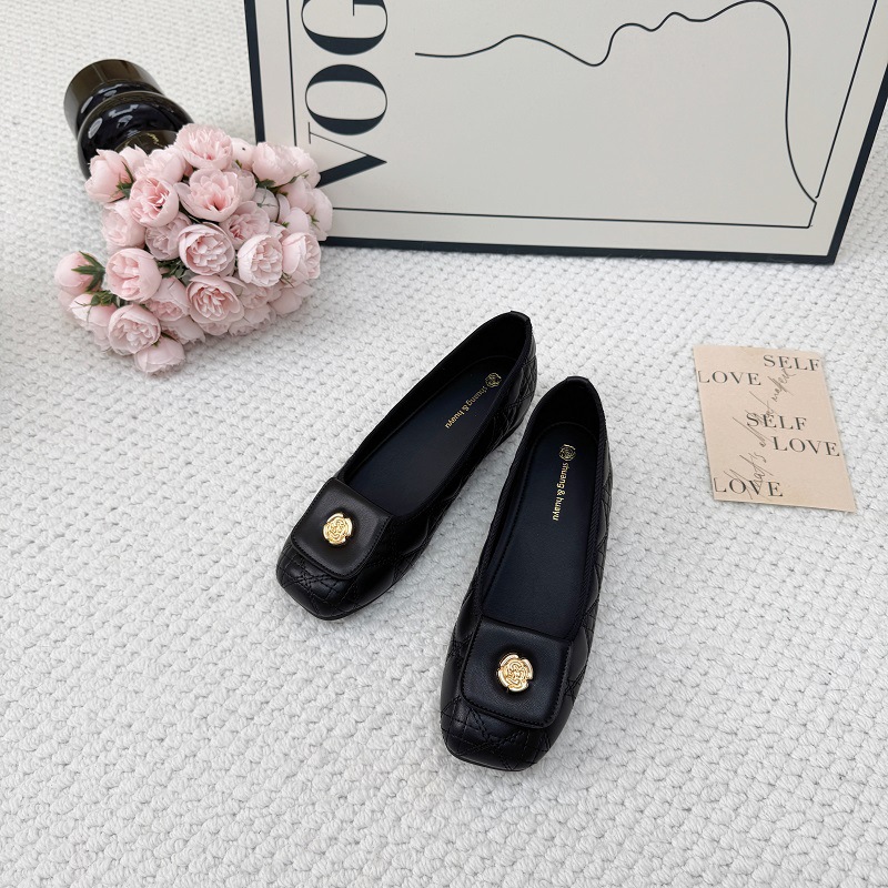 Dance Shoes Factory Direct Sales, 5cm Height-increasing Single Diamond Pattern Retro Mary Jane Shoes, Women's Ballet Shoes_voghion.com
