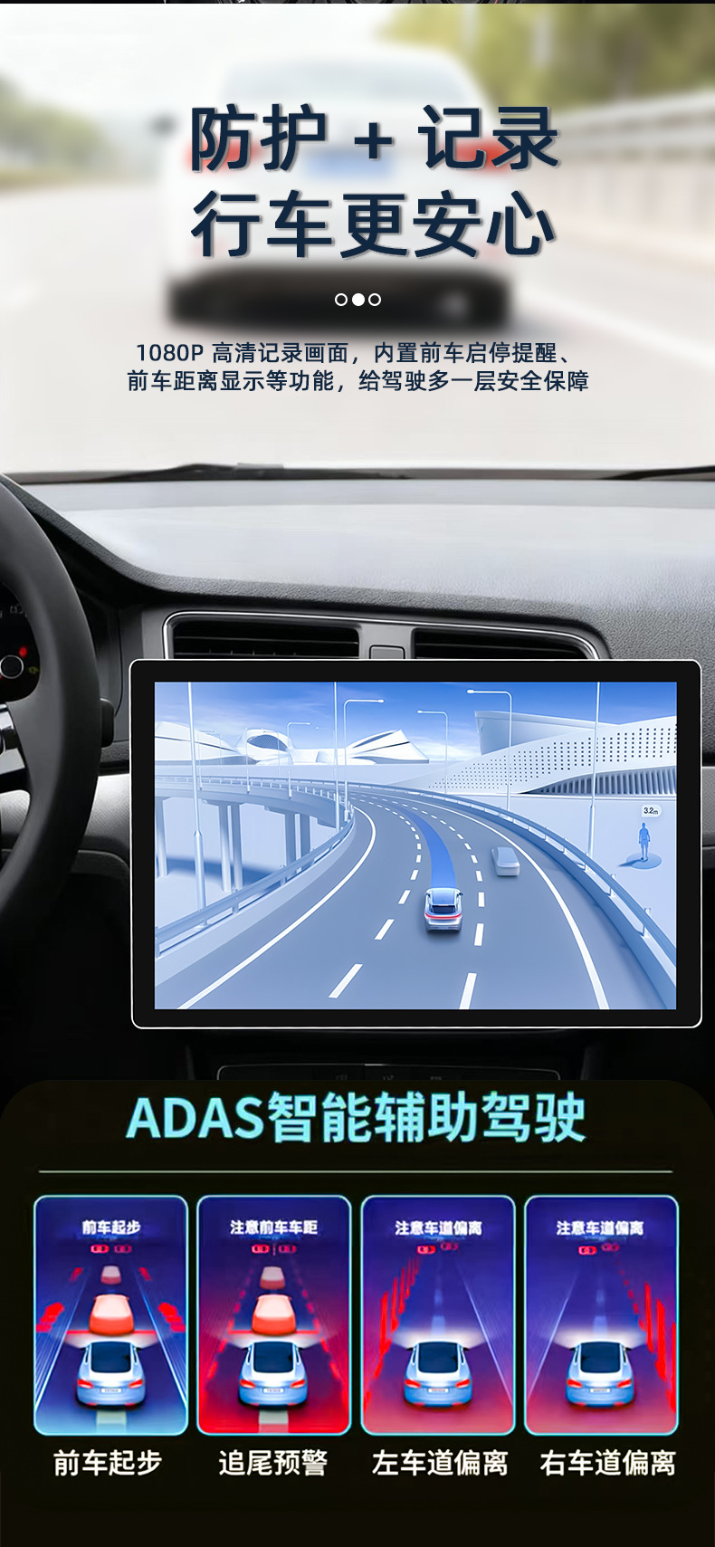 Dingwei Ts20 Cross-Border Exclusive Supply 10-14.2inch Electric Rotating Wireless Carplay Car Mp5 Car Navigation System