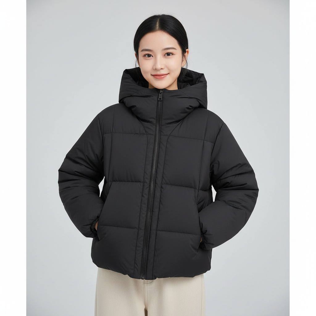 Winter New Korean Style down Jacket for Women 90 White Duck down Thickeneded Warm Jacket Elegant Fashionable Short Bread Jacket