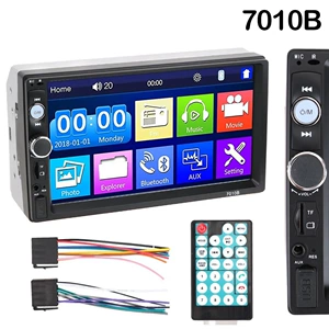 7inch MP5 car display 7010B supports reverse camera playback, car Bluetooth MP5 player