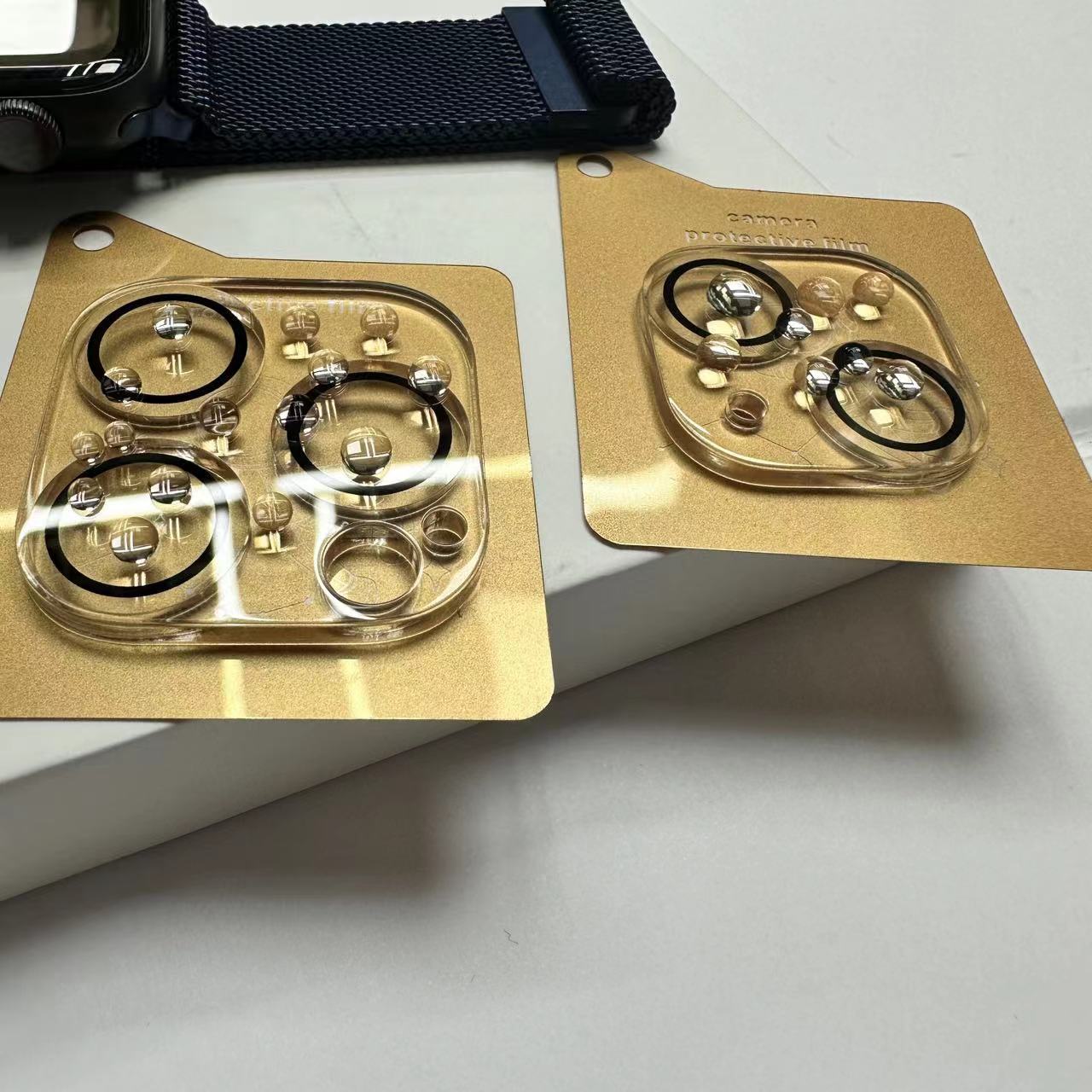 Aplicable a iPhone15plus cristal lente película protector iPhone15Pro Cámara lente película protección