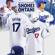 美职棒球大联盟Dodgers大谷翔平17#OHTANI贴合刺绣运动训练开衫服