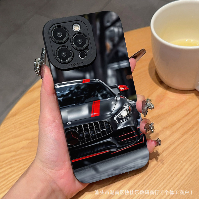 Cool and Stylish Sports Car Phone Case Suitable for iPhone 11/12/13/14/15 Pro and Apple 16/17 Pro Max