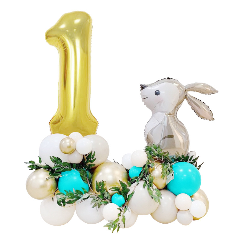 Easter Birthday Aluminum Film Birthday Balloons 1 Set display picture 2