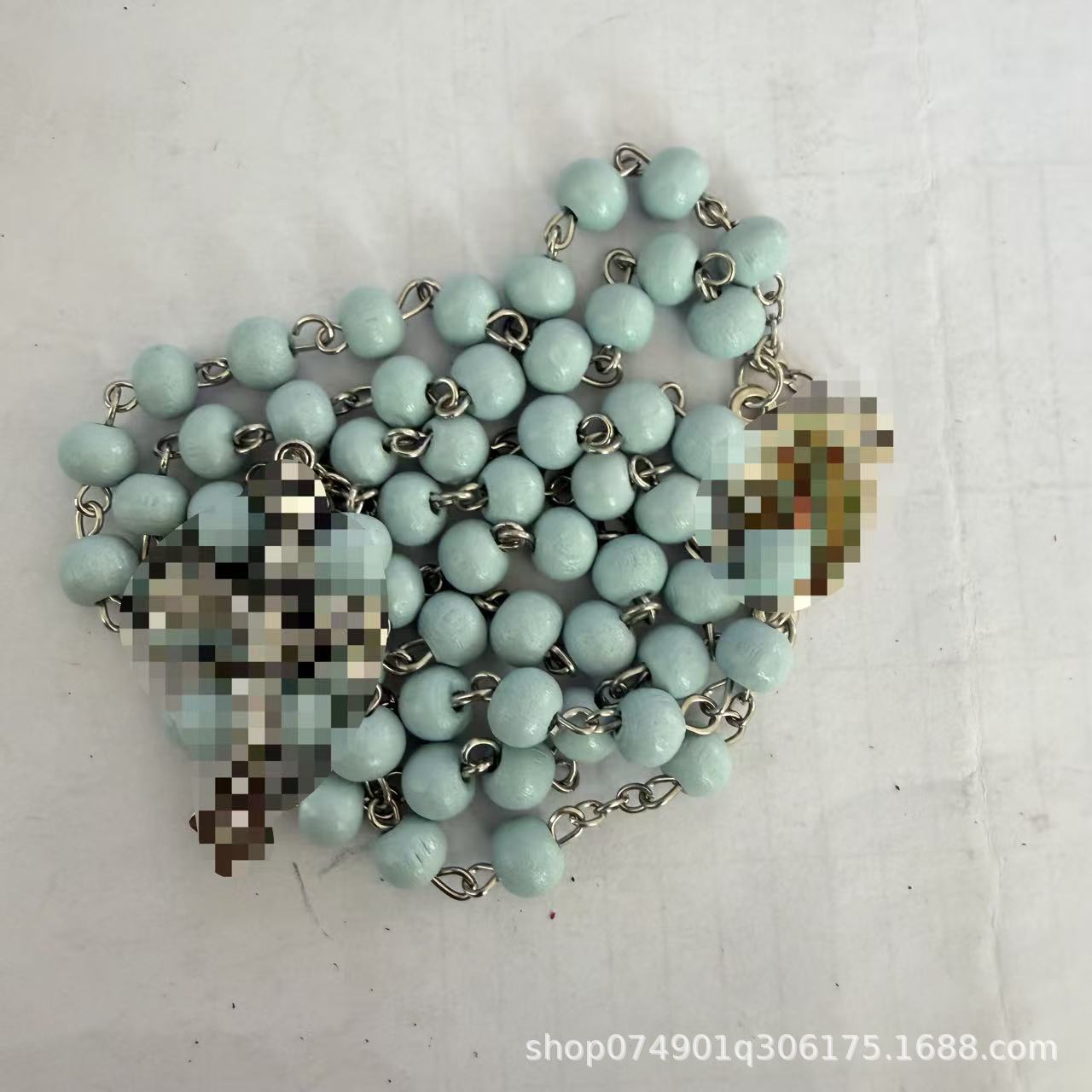 Collar de fragancia, collar de cuentas de madera, suministro transfronterizo, comercio exterior, suministro, collar de cuentas de rosario, 59 cuentas