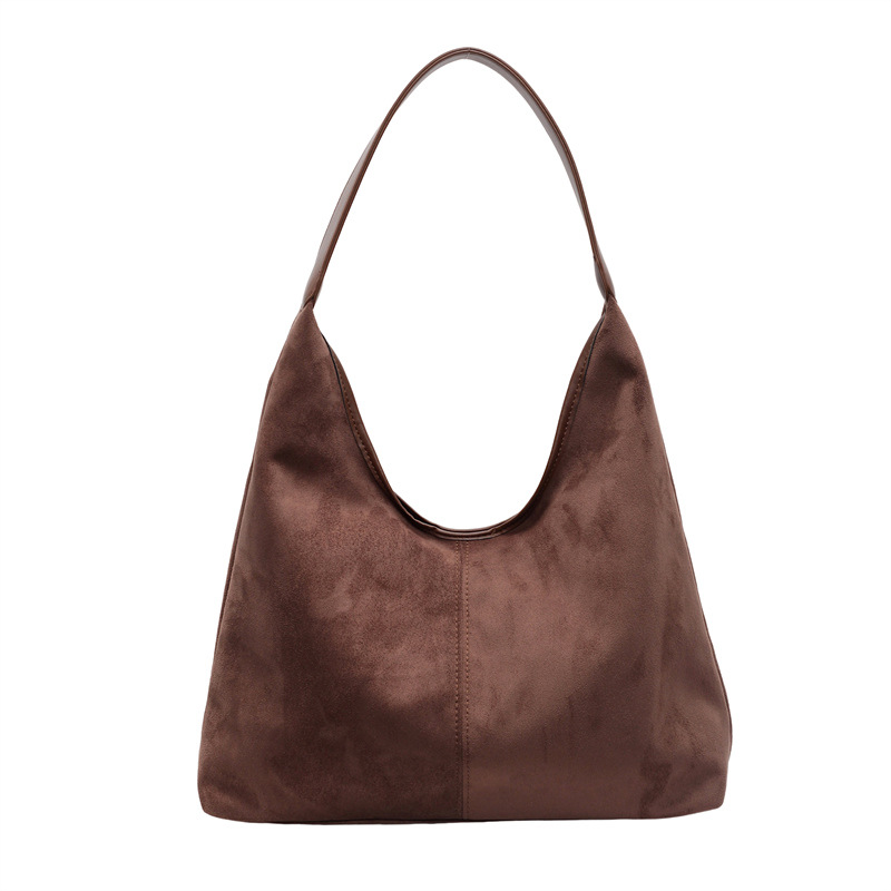 Retro esmerilado de gran capacidad bolso para mujeres otoño / invierno 2024 nuevo estilo simple versátil bolso de hombro popular bolso de mujer superfuego