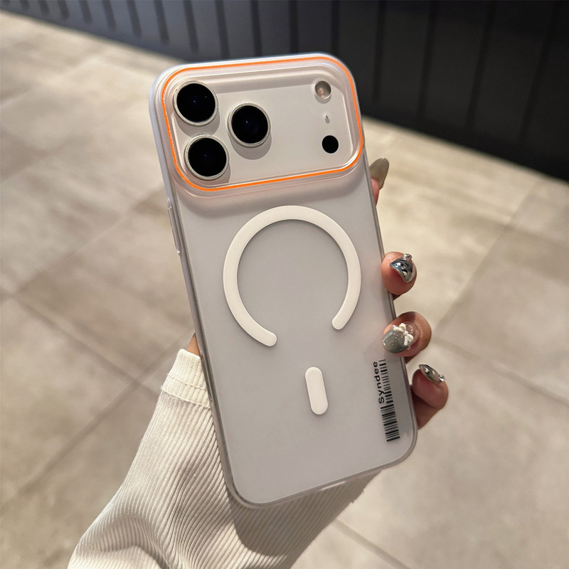 苹果17promax半透磁吸手机壳 iPhone16肤感磨砂15/14柔砂13保护套|undefined
