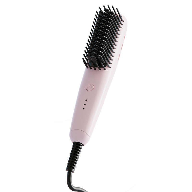 Nuevo peinado de pelo recto anión no daña cabello seco húmedo recto rodillo portátil mini alisador de pelo cerámico calentamiento transfronterizo
