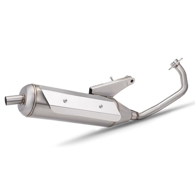 RS100 full-section exhaust pipe front | Motorcycle exhaust pipe
