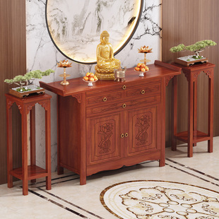Altar for Home Use, Buddhist Altar, New Chinese-Style Standing Cabinet, Shrine, Offering Table, Non-Solid Wood Shrine Table