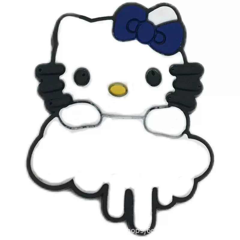 Hello Kitty, мультяшные туфли, съемная пряжка для обуви