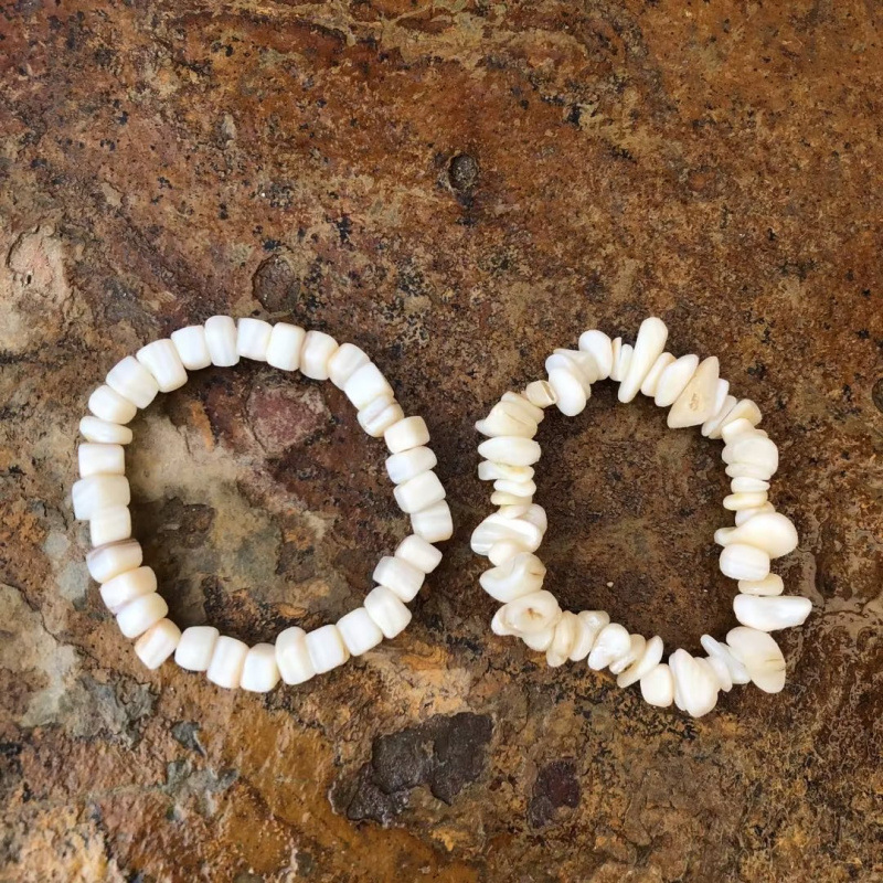 Conchas naturales conchas pulseras collares diy fresco versátil joyería correa de mano tienda artesanía característica fuente