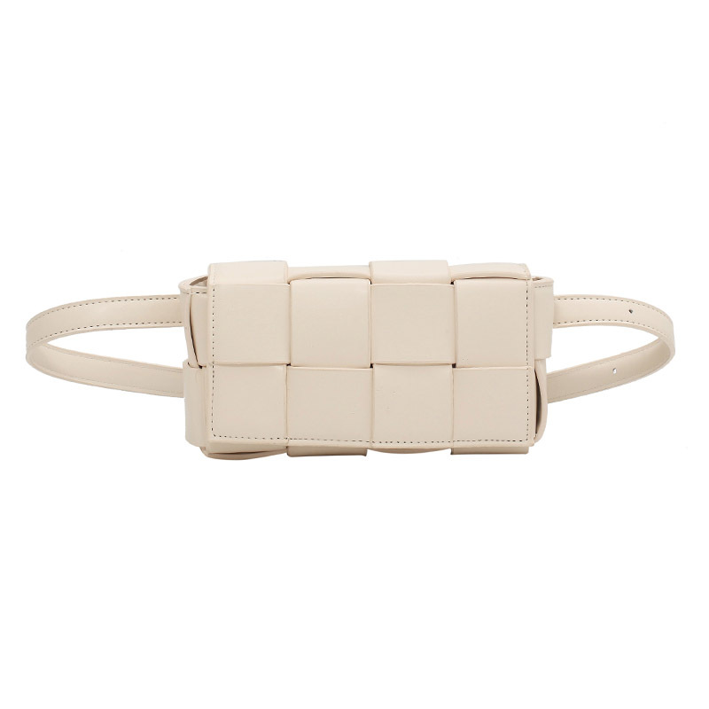 Bolso de Mujer de un Solo Hombro, Estilo Coreano, Versátil, Tejido a Mano, Bolso de Pecho, Bolso Cuadrado Pequeño, Artículo Popular de Primavera/Verano 2024