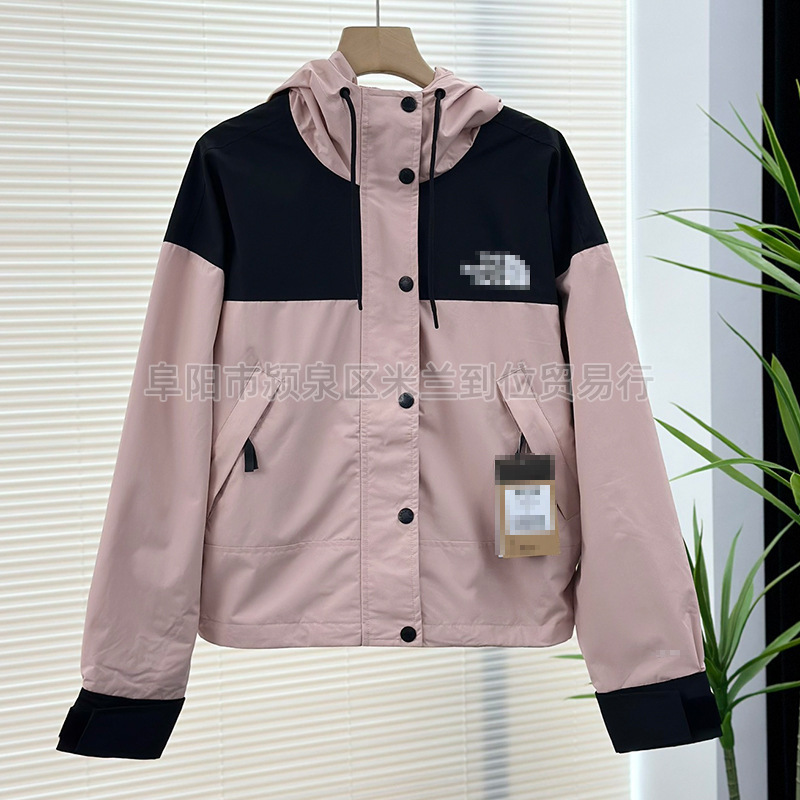 莆田北家冲锋衣男女款1990短款美版登山服户外防风防雨水情侣外套|undefined