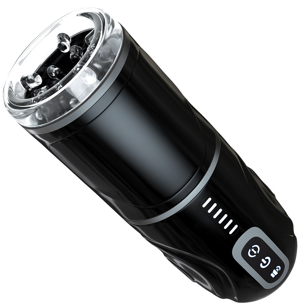 Jiya Fully Automatic Airplane Cup Electric Rotating Telescopic Male Exercise Masturbator Adult Sex Products_voghion.com
