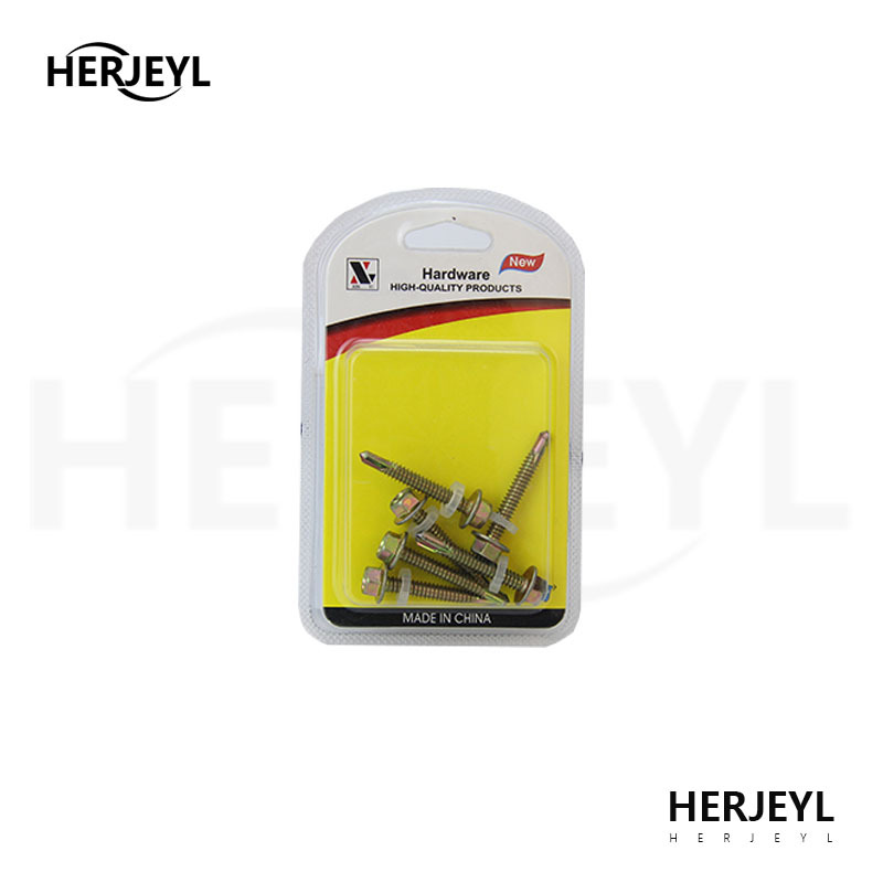 Venta directa de fábrica accesorios de hardware hardware de muebles cola de perforación hexagonal tornillos autorroscantes muebles tornillos de madera al por mayor hogar