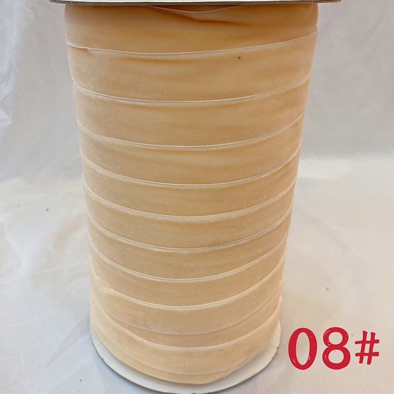 Cintas de flojo para el cabello, cinta de tejido, ropa, accesorios de ropa, cinta de terciopelo de color, accesorios de joyería DIY multi-especificaciones