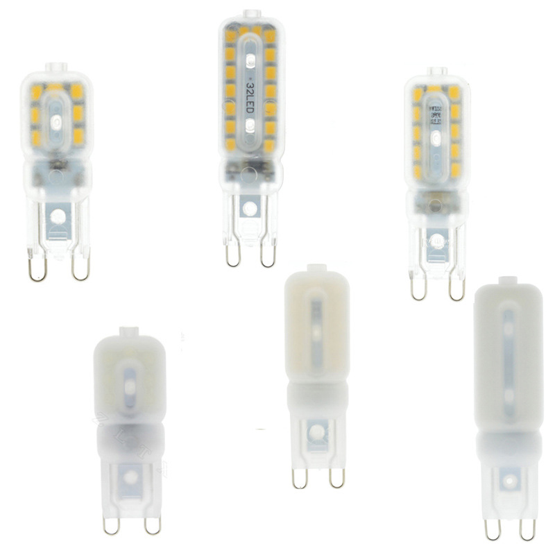 2835led14灯G4透明PC罩g9AC220V2232灯泡蜡烛可调光COB电蜡烛