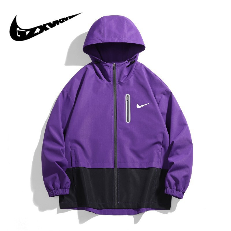 Men's 2025 Autumn Trendy Brand Workwear Jacket Men's Couple Color Matching Long Sleeve Sports Casual Top Hooded Jacket Women Men's 2025 Autumn Trendy Brand Workwear Jacket Men's Couple Color Matching Long Sleeve Sports Casual Top Hooded Jacket Women