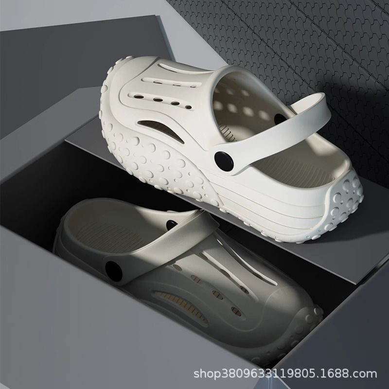 Eva Thick-Soled 4.0cm Hole-In-The-Wall Shoes 2023 New Casual Sports Trendyy Two-Wear Sandals for Men and Women