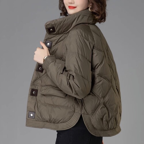 chanel style down cotton coat for women's new short winter dress fashionable Western-style light and light mother's small warm coat