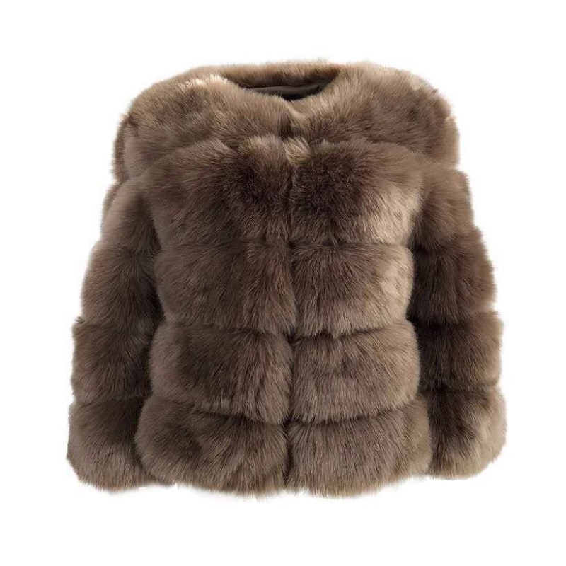 Fur European and American best selling faux fox fur faux fur coat women's short long sleeve fur faux fur coat Fur European and American best selling faux fox fur faux fur coat women's short long sleeve fur faux fur coat