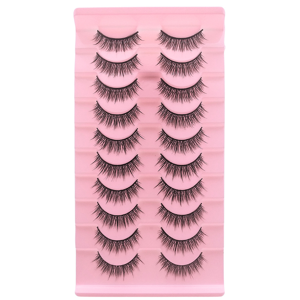 Cómics ojos pestañas 009 fábrica al por mayor europeas y americanas pestañas falsas densas fotografías gigantes pestañas diabólicas cos diez pares