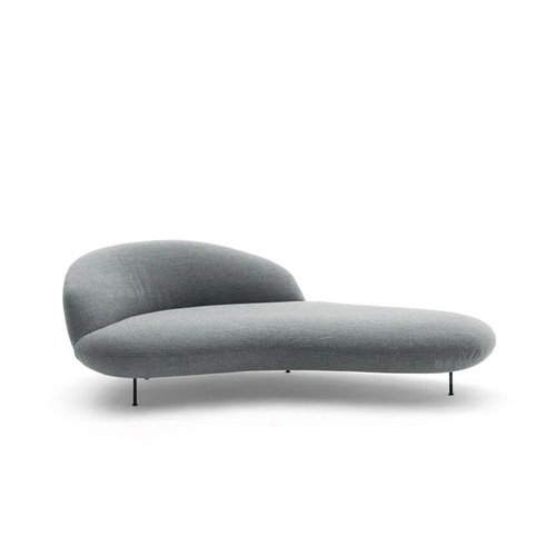 Arflex Irregular-Shaped Large Sofa Chair | Italian Minimalist Arc-Shaped Chaise Longue | Light Luxury Fabric Design | Creative Bedroom Internet-Famous Recliner
