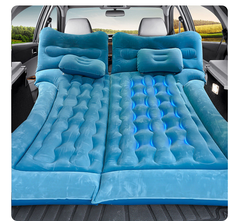Factory in stock SUV trunk car inflatable bed travel trunk car inflatable bed foldable inflatable bed