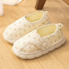 リタニー厚い底月子靴妊婦室内快適綿スリッパ女性産後スリッパと柔らかい底の通気性