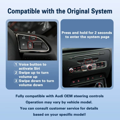 Simsiz CarPlay və Android Auto | Carplay/Hicar Upgrade Suitable for