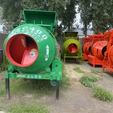 自家用柴油移动式滚筒JZC350型搅拌机 圆筒式加厚搅拌水泥机