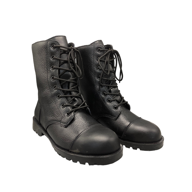 Botas de combate altas transfronterizas, senderismo al aire libre, zapatos de entrenamiento resistentes al desgaste, botas tácticas para hombres Magnum de talla grande para hombres negros