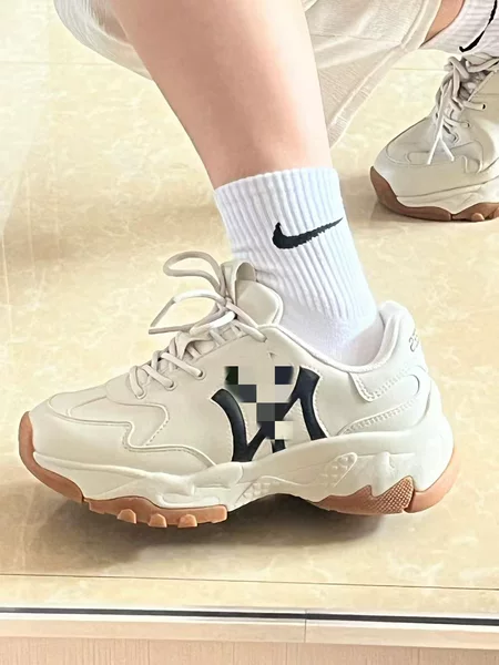 Putian MLB men's and women's sports and casual shoes, lightweight, height-increasing, thick-soled, dad shoes, new style, versatile for couples