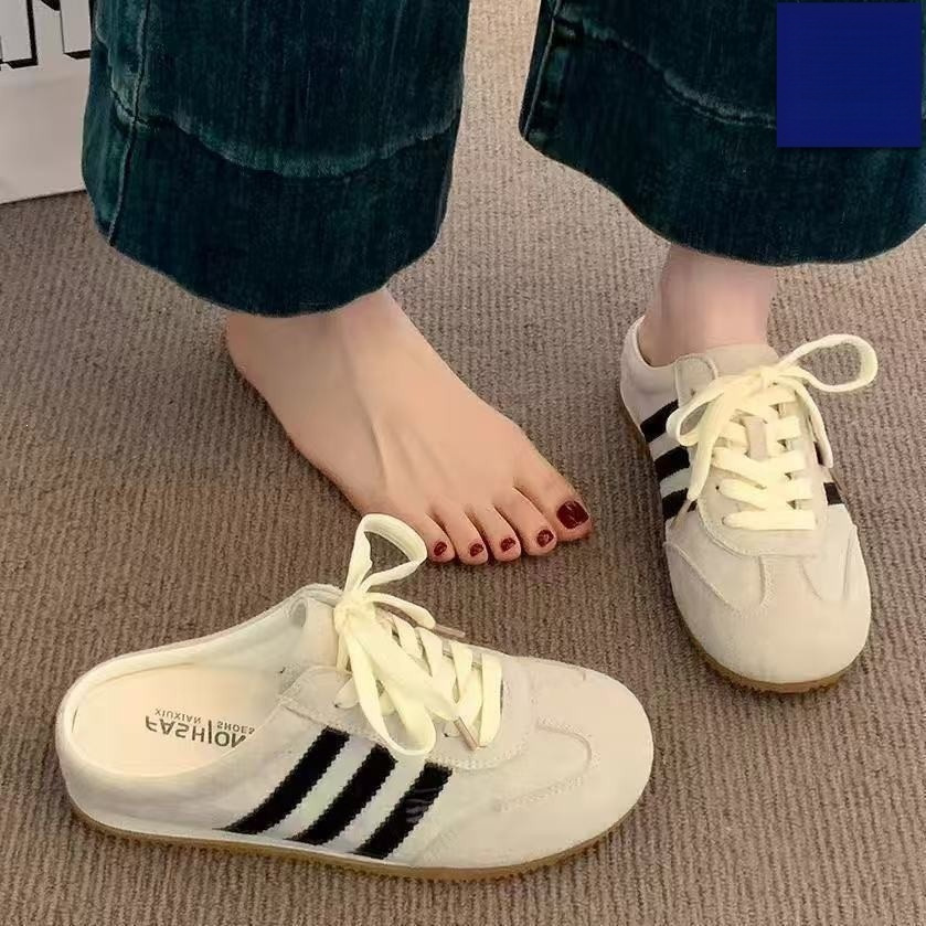 Pink Closed-Toe For Women, Outdoor Wear, Internet Celebrity Hot Fashion, Casual Lace-Up German Training Shoes,_vogvips.com