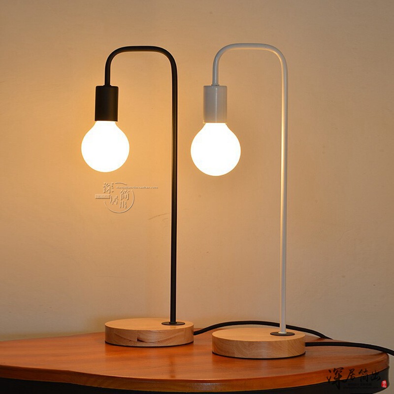 Simple Style Atmosphere Table Lamp Nordic Minimalist Desk Reading Lamp Industrial Style Retro Dressing Light Luxury Bedroom Bedside Lamp Simple Style Atmosphere Table Lamp Nordic Minimalist Desk Reading Lamp Industrial Style Retro Dressing Light Luxury Bedroom Bedside Lamp