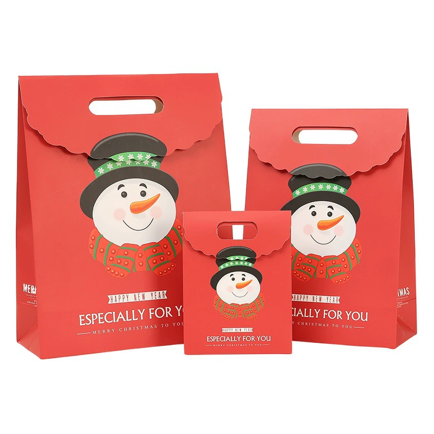 Рождественский Подарок Мешок Бумажный Мешок Рождественский Подарок Сумка Бумажный Мешок Подарочная Сумка Большой Подарок Упаковка Мешок