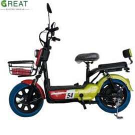 源头厂家跨境电动车成人代步车外贸热销款电动自行车14寸小红豆