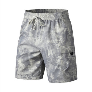 2025 New Work Shorts Summer American Retro Outerwear Mid-Length Trendy Casual Sports Loose Straight Five-Point Shorts