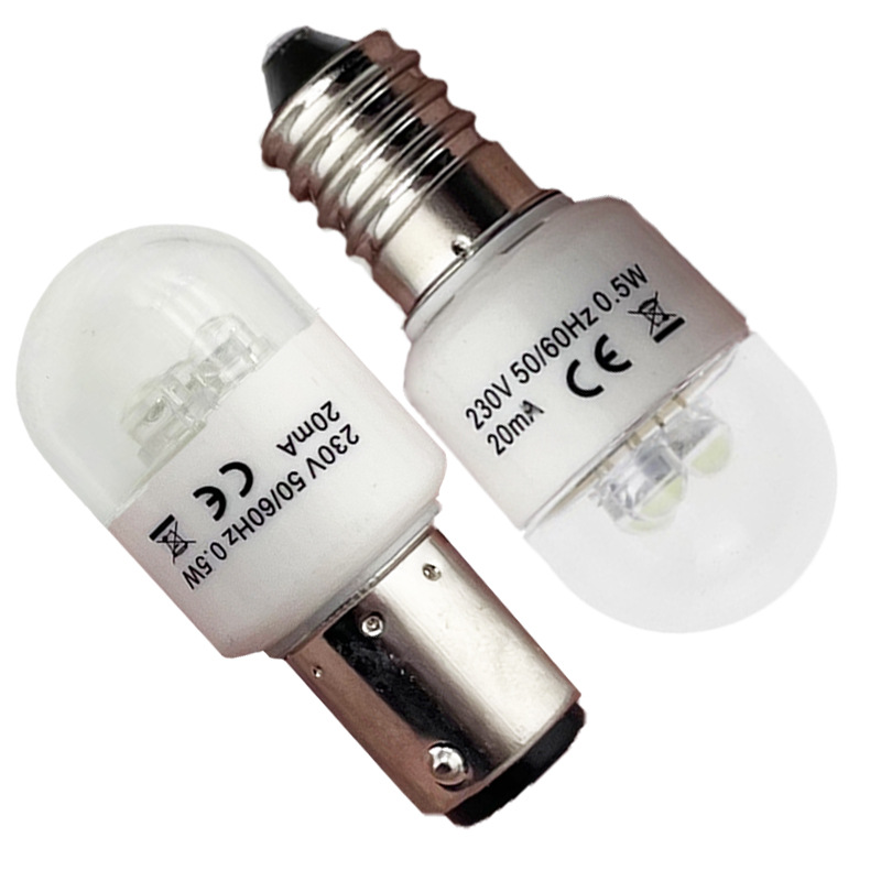 全新家用多功能缝纫机设备配件 LED灯 E14螺纹款 冷光灯泡