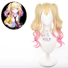 漫童 世界计划 天马咲希cos假发 缤纷舞台长卷发仿真头皮厂家直销