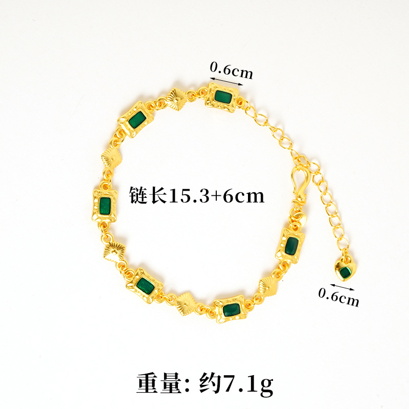 Nuevos productos de verano de lujo ligero de Vietnam Sha Jin, pulseras de bolsas de pulsería