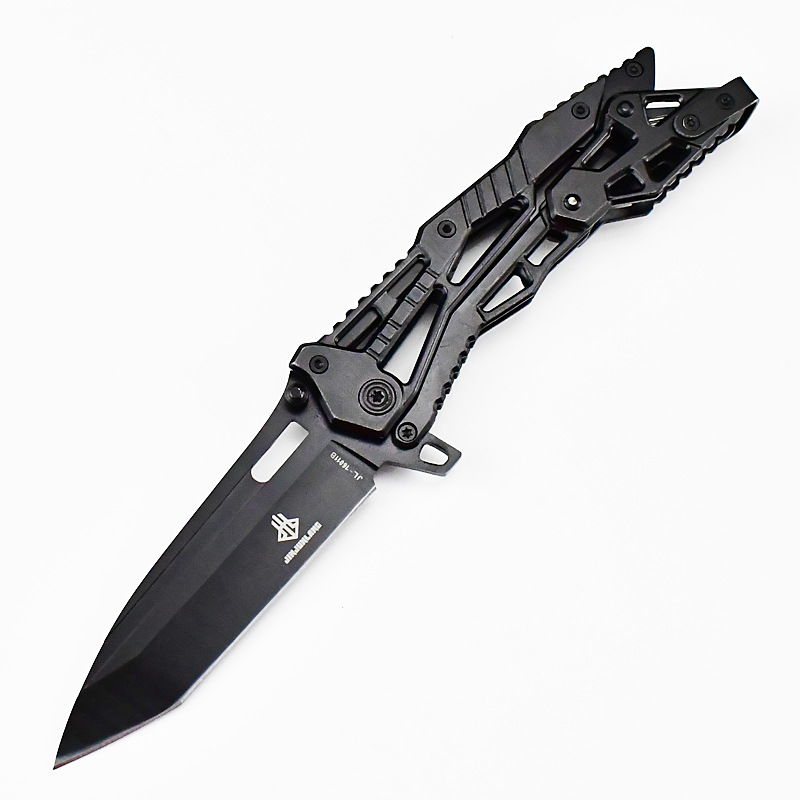 Cuchillo plegable mecánico que acampa cuchillo de bolsillo portátil cuchillo plegable al aire libre cuchillo de supervivencia autodefensa suministro directo de fábrica