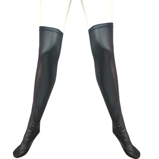 2025 cross-border AliExpress fun wholesale DS performance matte imitation leather coated socks elastic tights in stock