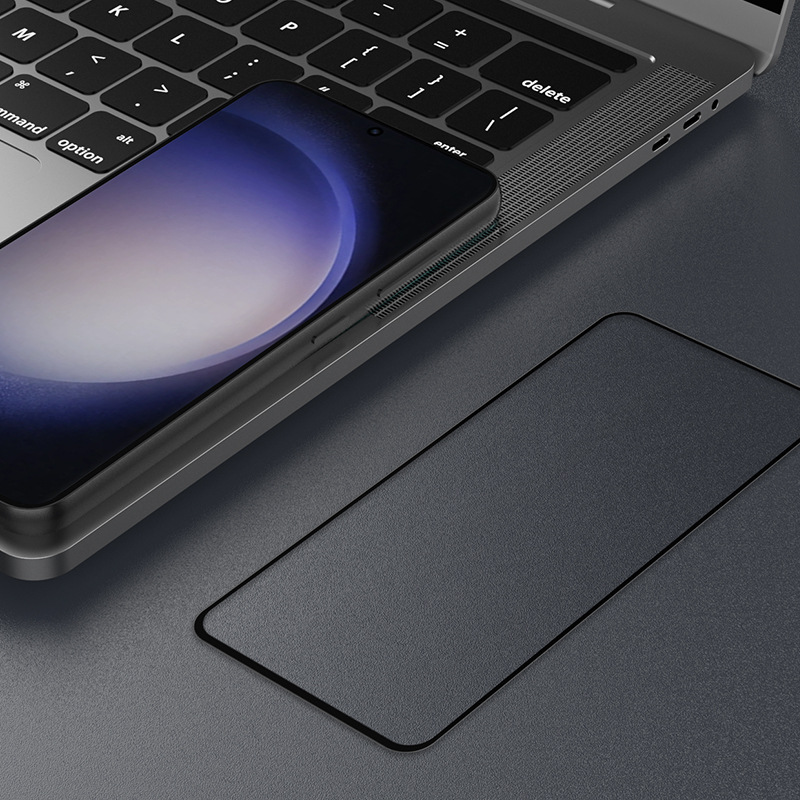 Nillkin aplicable a Samsung S24 Ultra teléfono móvil Película resistente a los impactos superficie curva Pantalla Completa teléfono móvil vidrio película suave S24